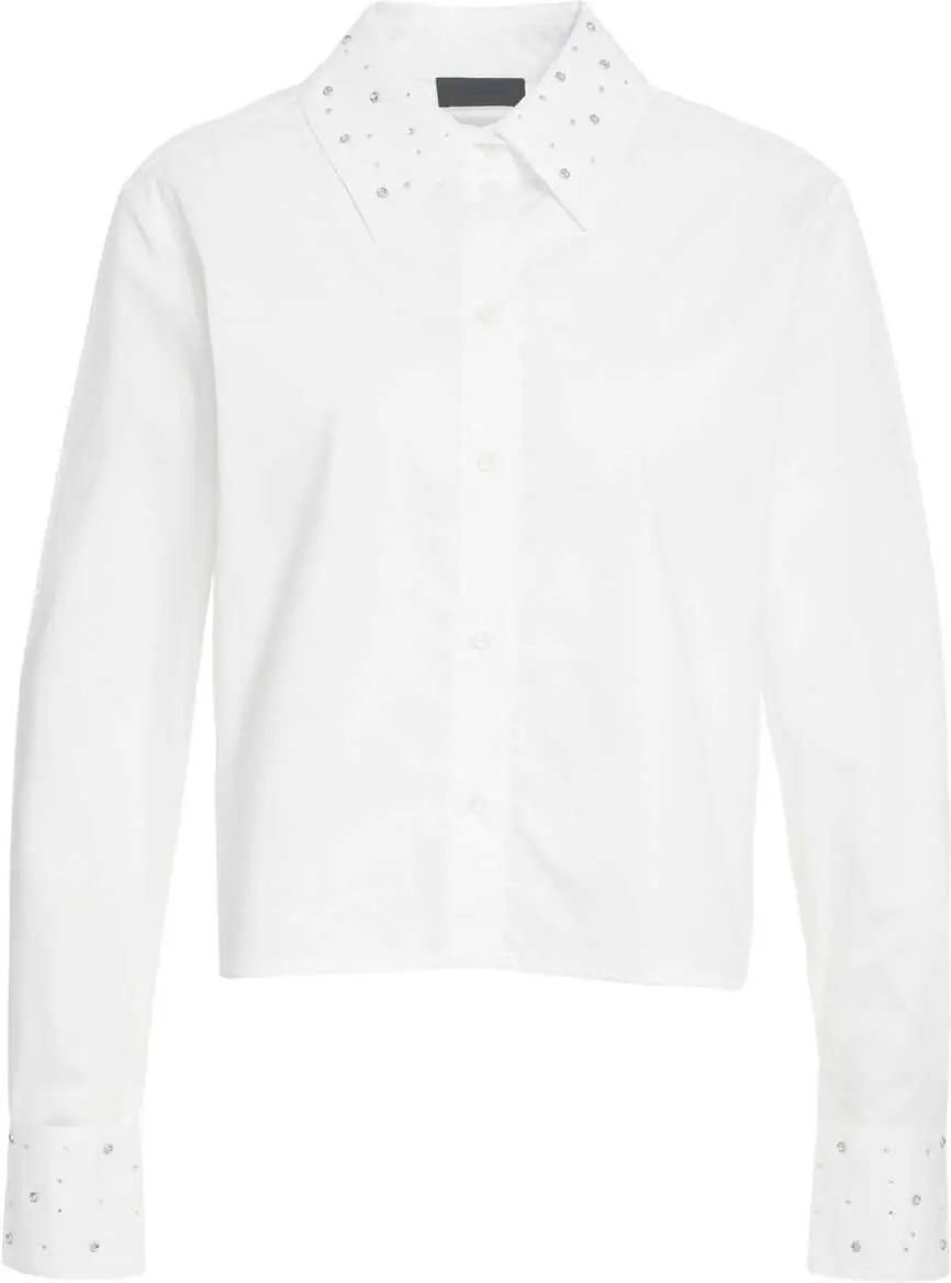 Bluze Liu Jo Blouse with rhinestone application White Femei (BM 19033480) 2