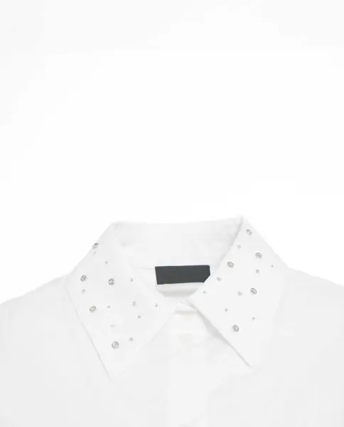 Bluze Liu Jo Blouse with rhinestone application White Femei (BM 19033480) 4