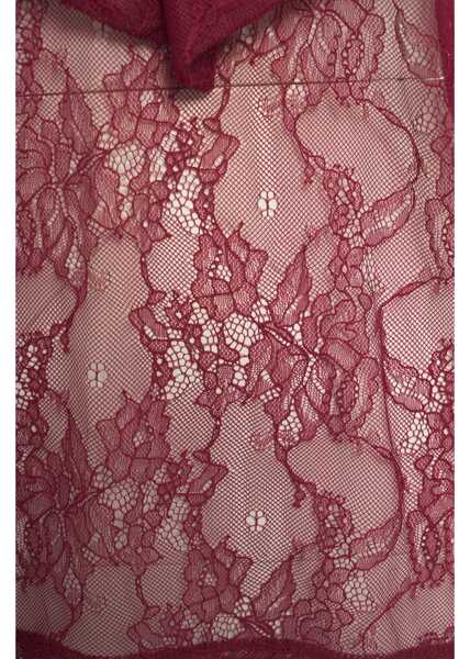 Bluze Kaos Lace blouse with bow collar Red Femei (BM 19033483) 5