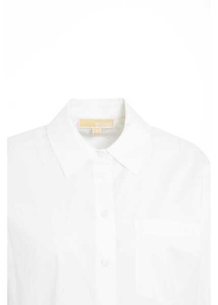 Bluze Michael Kors Cotton blouse White Femei (BM 19033486) 5