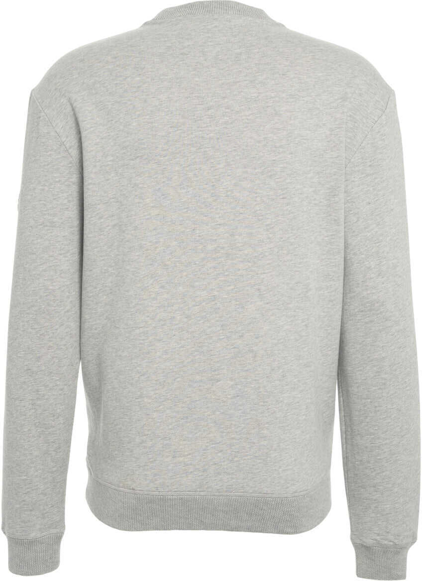 Pulovere casual AlphaTauri Sweatshirt with logopatch Grey Barbati (BM 19033501) 3