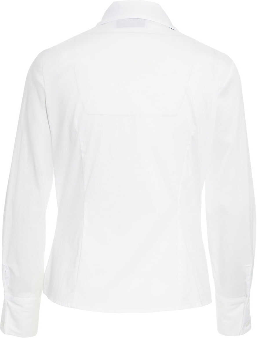 Bluze Kaos Blouse with tie White Femei (BM 19033507) 4