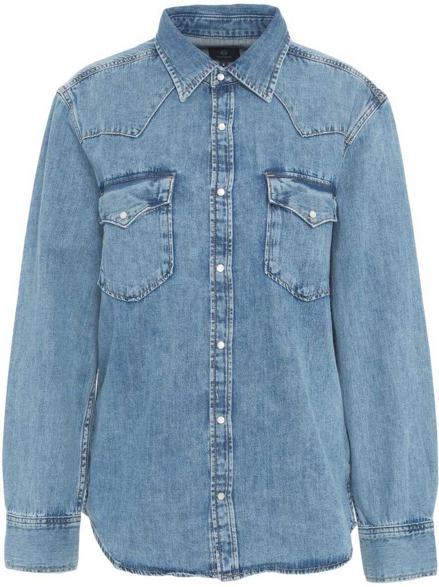 Bluze Ag Jeans Denim blouse Blue Femei (BM 19033519) 2