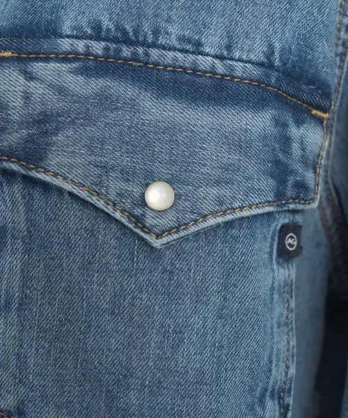 Bluze Ag Jeans Denim blouse Blue Femei (BM 19033519) 4