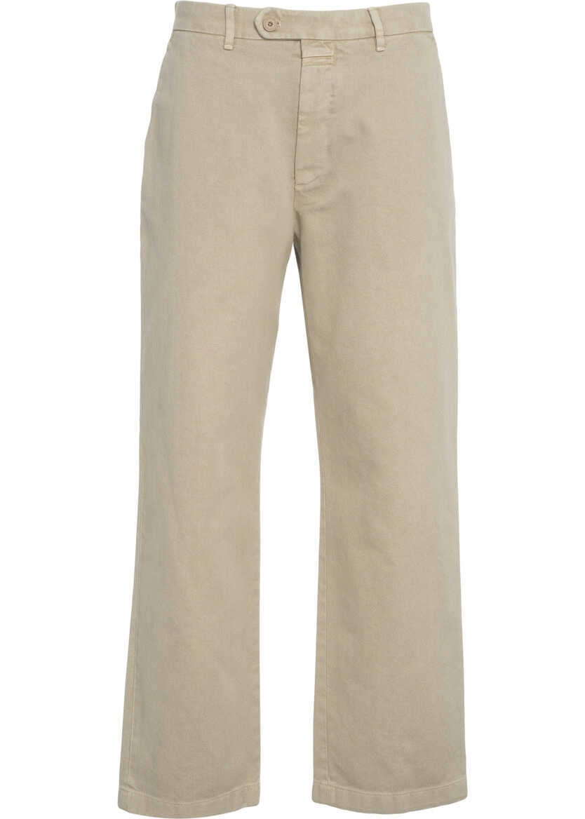 Pantaloni casual CLOSED Wide leg pants Beige Barbati (BM 19033522) 2