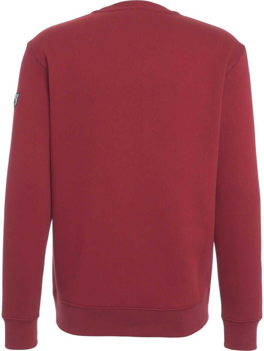 Pulovere casual AlphaTauri Sweatshirt with logo patch Red Barbati (BM 19033540) 3