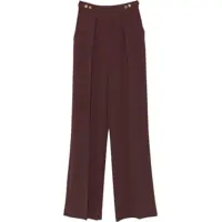 Pantaloni casual Elisabetta Franchi Wide trousers with pleats