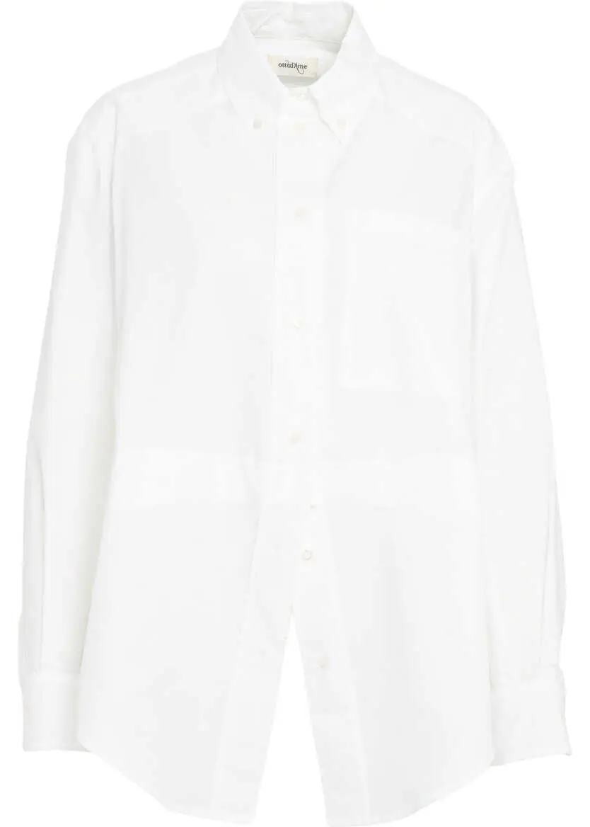 Bluze Otto d ame Blouse with button-down collar White Femei (BM 19033546) 2