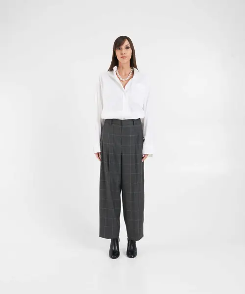 Bluze Otto d ame Blouse with button-down collar White Femei (BM 19033546) 4