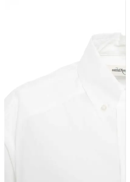 Bluze Otto d ame Blouse with button-down collar White Femei (BM 19033546) 6