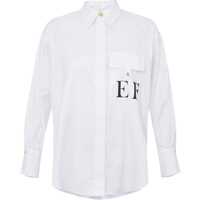 Bluze Oversize blouse with logo Femei