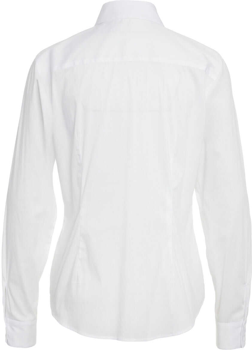 Bluze Himons Blouse with ruffle details White Femei (BM 19033564) 4