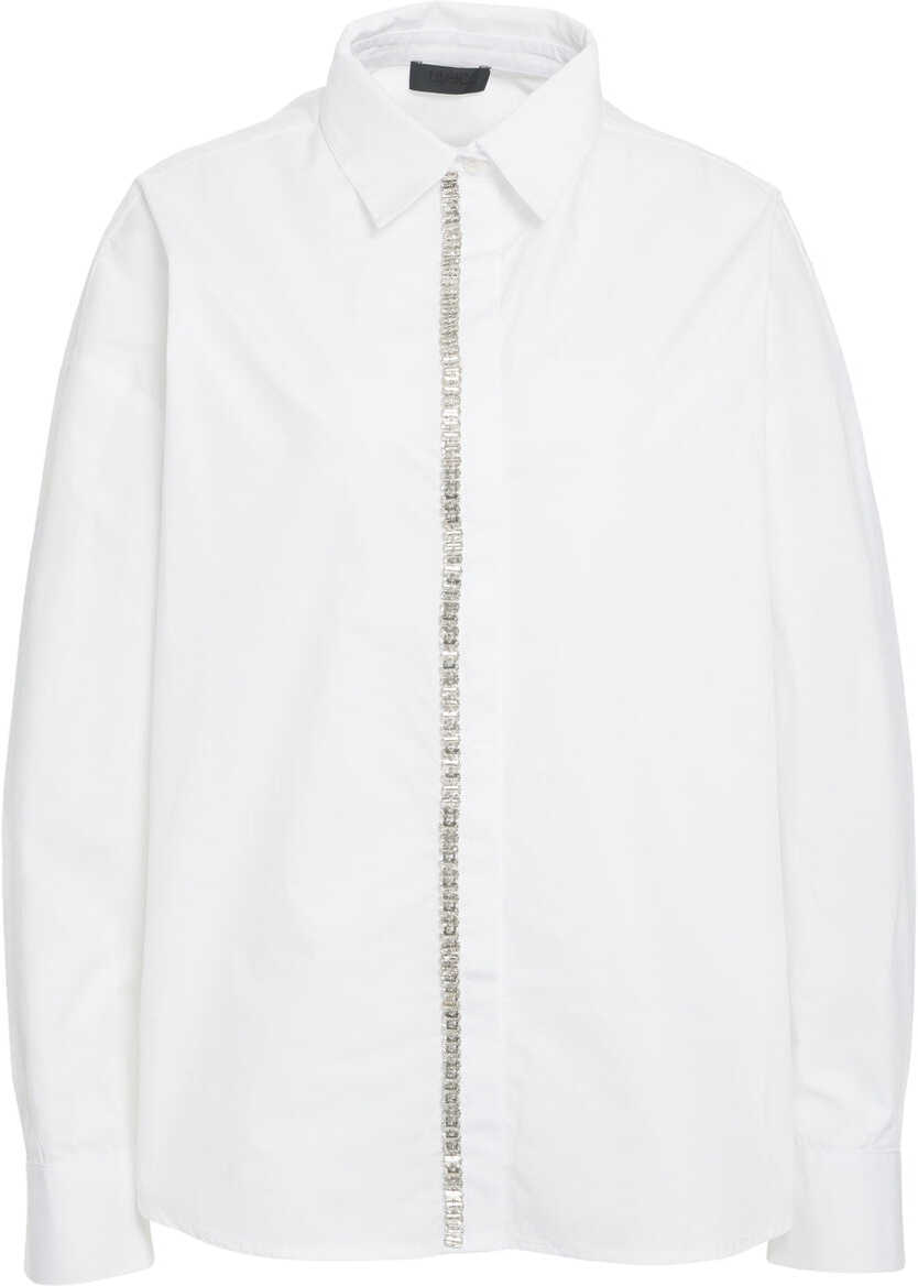 Bluze Liu Jo Blouse with rhinestone application White Femei (BM 19033570) 2