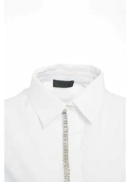 Bluze Liu Jo Blouse with rhinestone application White Femei (BM 19033570) 4