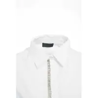 Topuri Dama - Bluze Liu Jo Blouse with rhinestone application White Femei (BM 19033570) - B-mall.ro