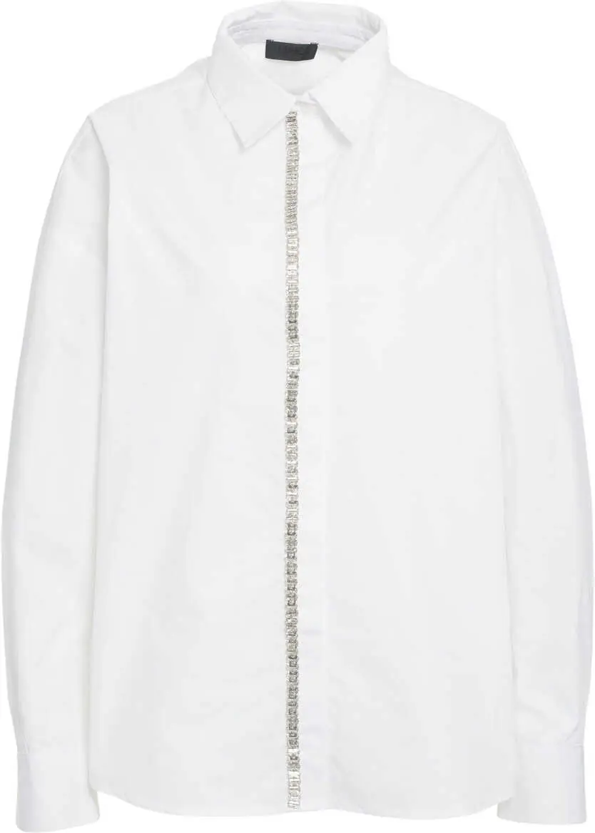 Bluze Liu Jo Blouse with rhinestone application White Femei (BM 19033570) 1