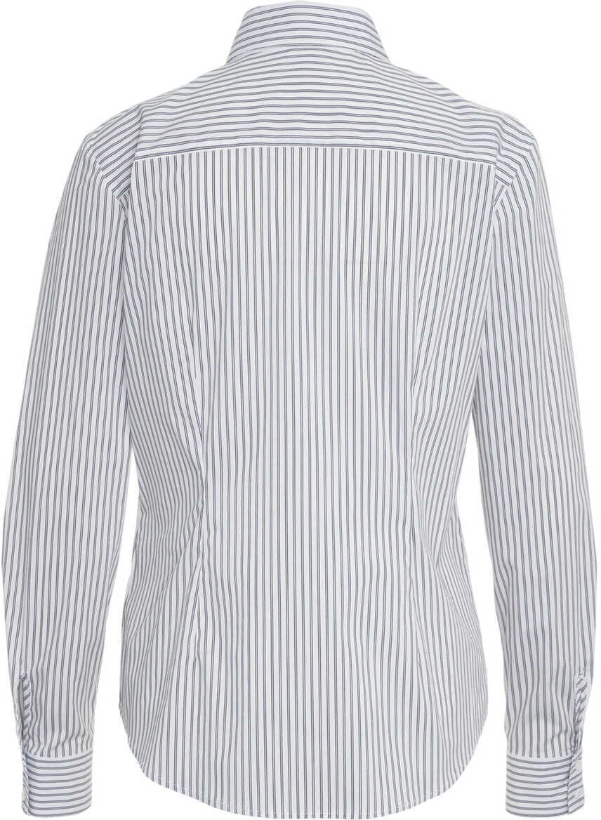 Bluze Himons Blouse with ruffle details White Femei (BM 19033573) 4