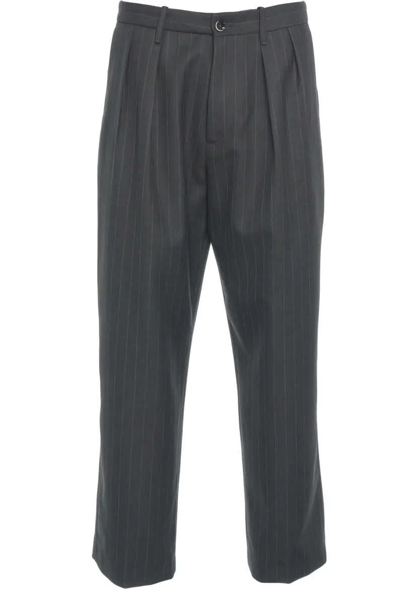 Pantaloni casual Nine in the morning Pinstripe pants Kai Grey Barbati (BM 19033576) 2