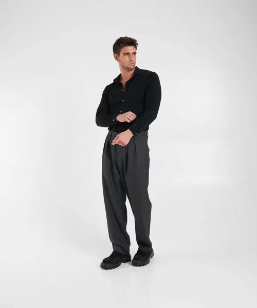 Pantaloni casual Nine in the morning Pinstripe pants Kai Grey Barbati (BM 19033576) 3