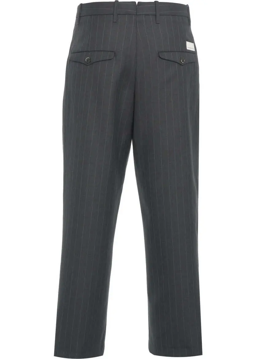 Pantaloni casual Nine in the morning Pinstripe pants Kai Grey Barbati (BM 19033576) 5
