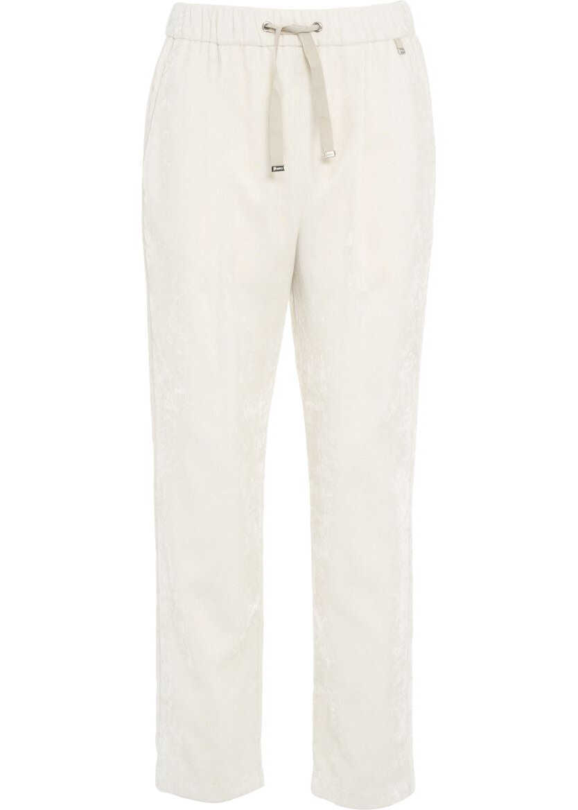 Pantaloni de trening Herno Corduroy joggers Silver Femei (BM 19033591) 8