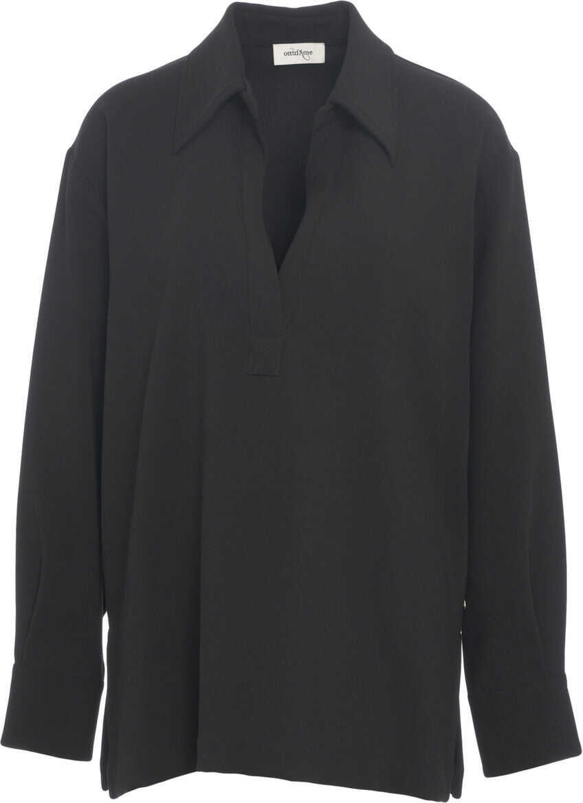 Bluze Otto d ame Oversize blouse Black Femei (BM 19033594) 2