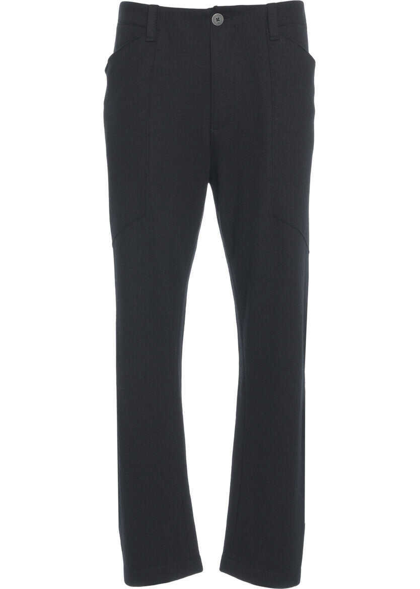Pantaloni casual Transit Virgin wool chino pants Black Barbati (BM 19033597) 2