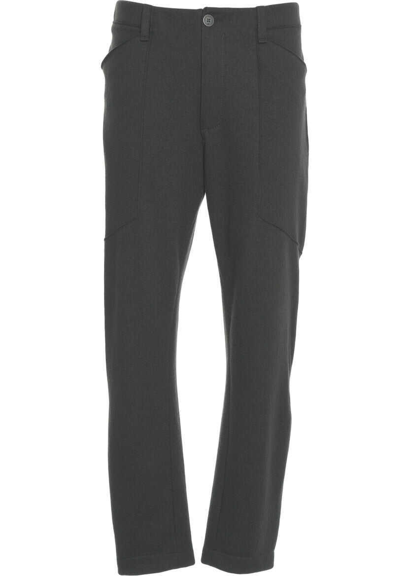 Pantaloni casual Transit Virgin wool chino pants Grey Barbati (BM 19033597) 2