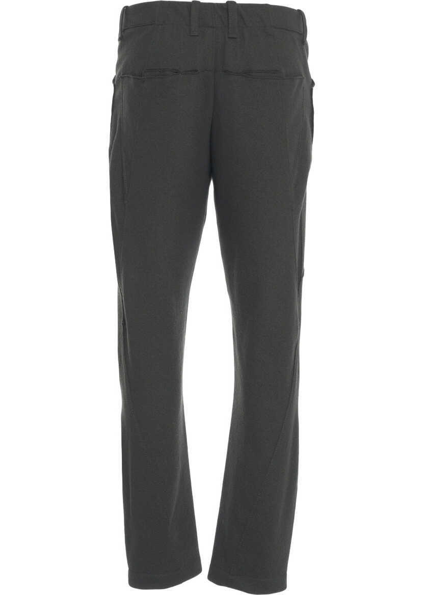 Pantaloni casual Transit Virgin wool chino pants Grey Barbati (BM 19033597) 4