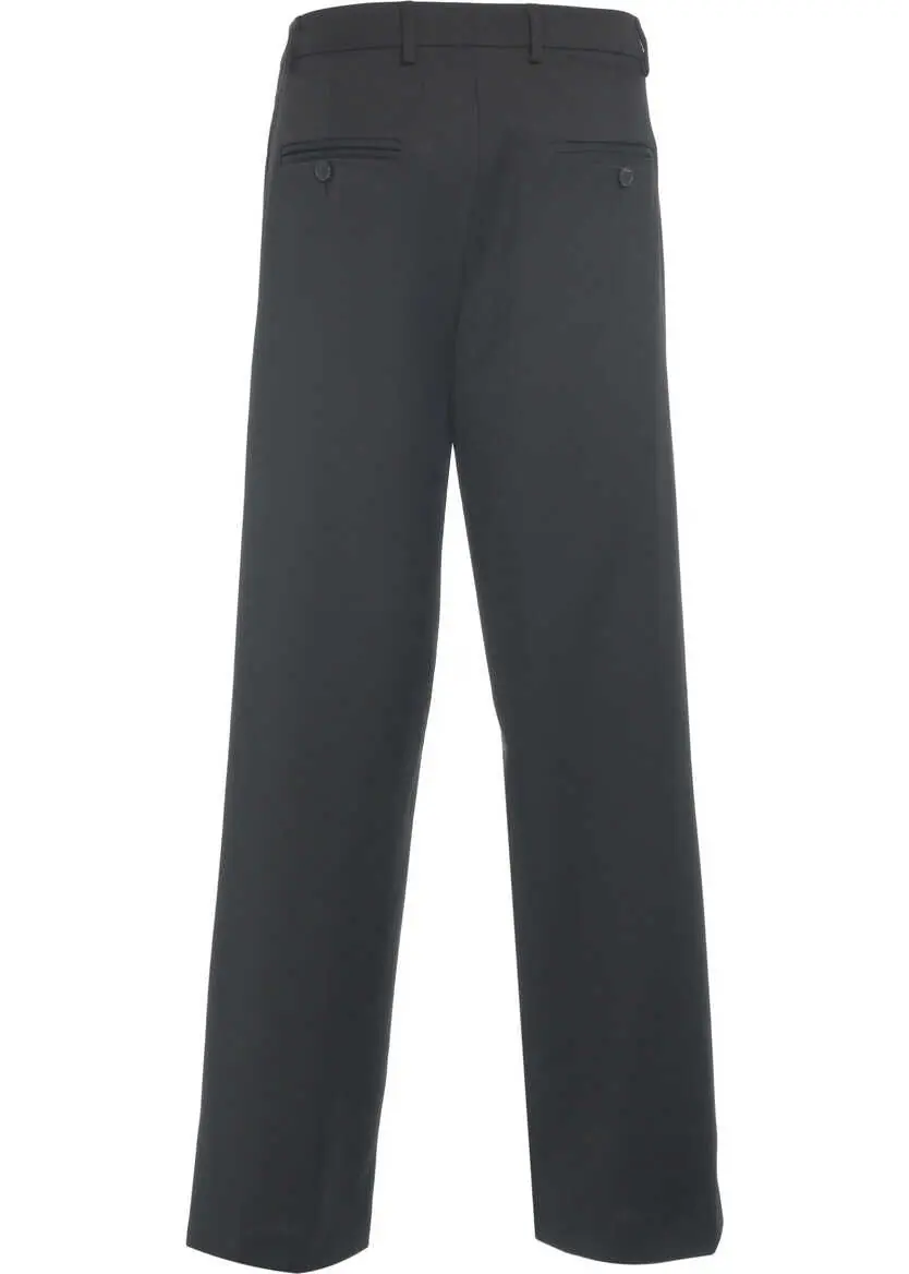 Pantaloni casual AMARANTO Straight leg pants Black Barbati (BM 19033606) 5