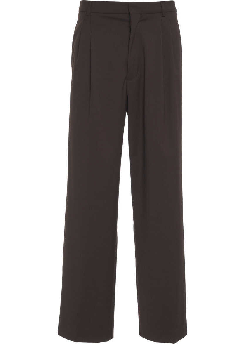 Pantaloni casual AMARANTO Straight leg pants Brown Barbati (BM 19033606) 2