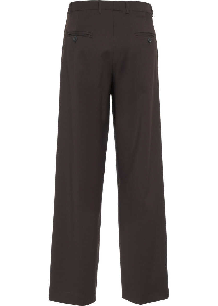 Pantaloni casual AMARANTO Straight leg pants Brown Barbati (BM 19033606) 5