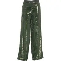 Pantaloni casual Palazzo trousers with sequins Femei