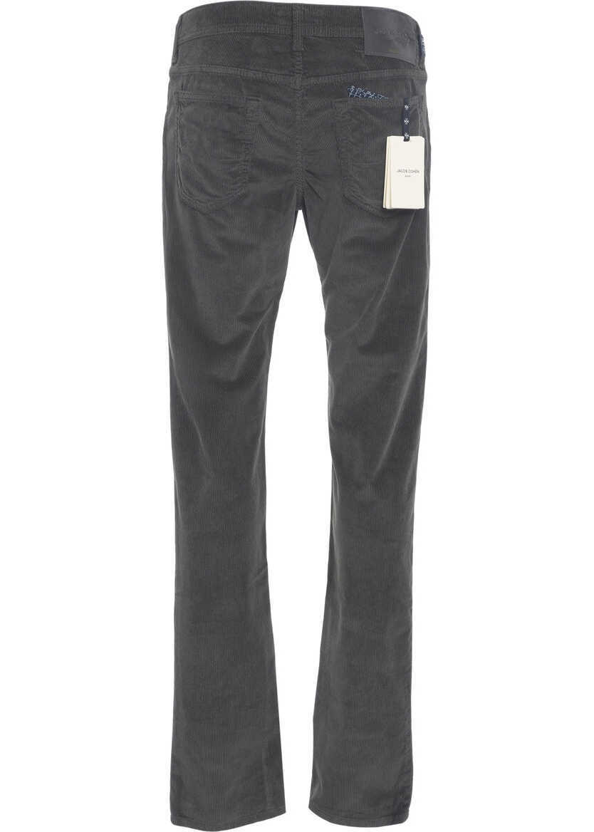 Pantaloni casual Jacob Cohen Corduroy pants Bard Grey Barbati (BM 19033618) 4