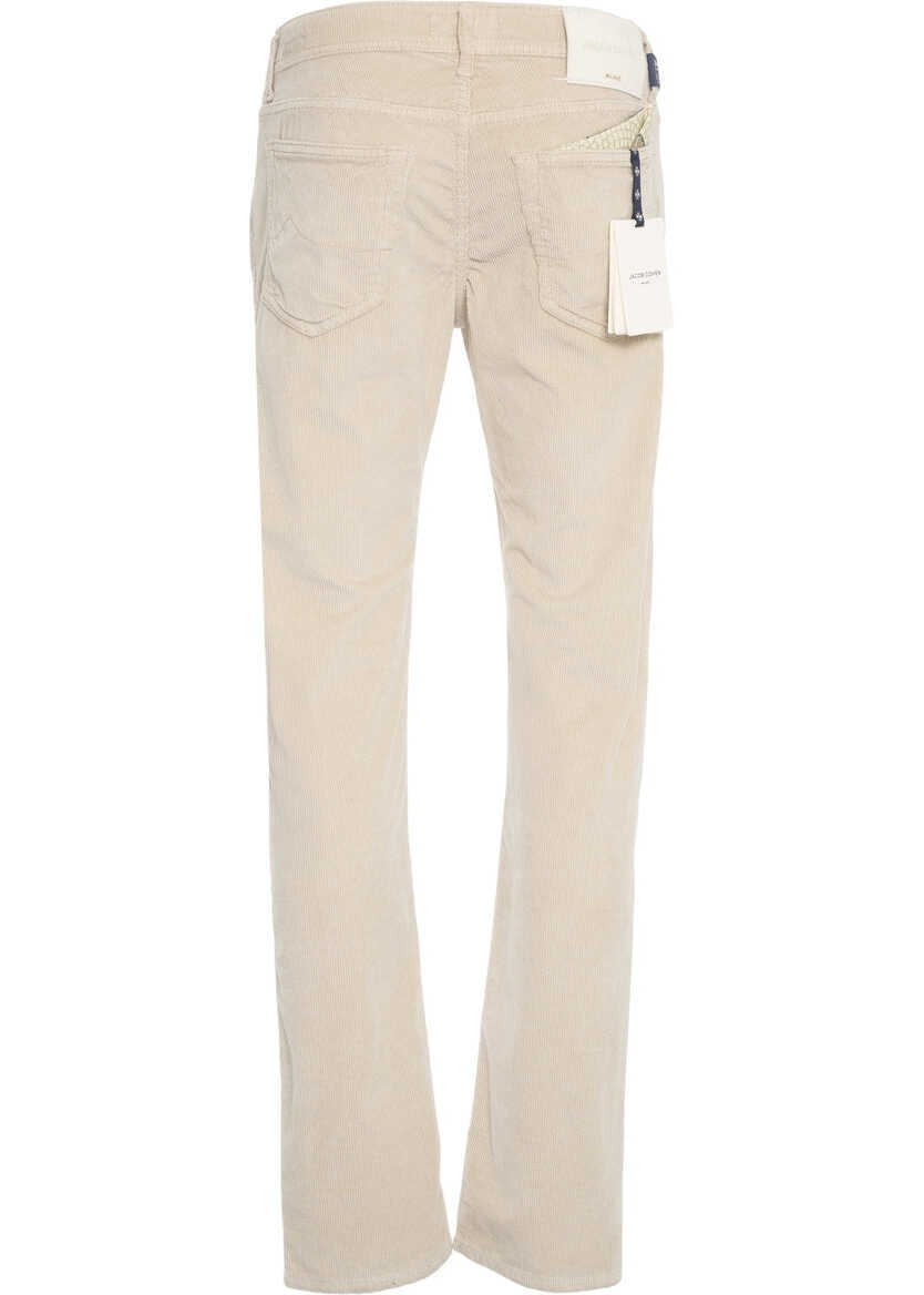 Pantaloni casual Jacob Cohen Corduroy pants Bard Beige Barbati (BM 19033618) 4
