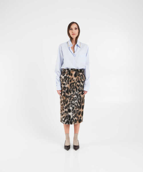 Bluze N21 Blouse with strass application Blue Femei (BM 19033633) 3