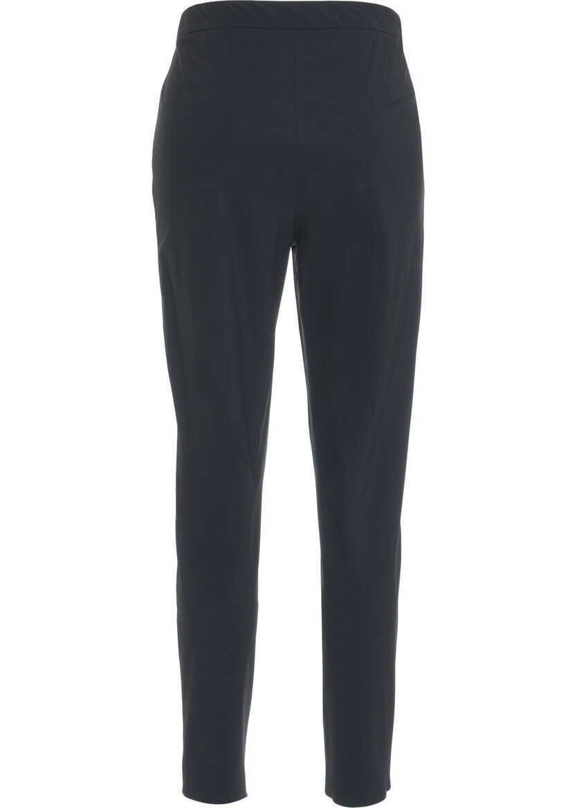 Pantaloni casual AlphaTauri Pleated trousers Black Femei (BM 19033639) 4