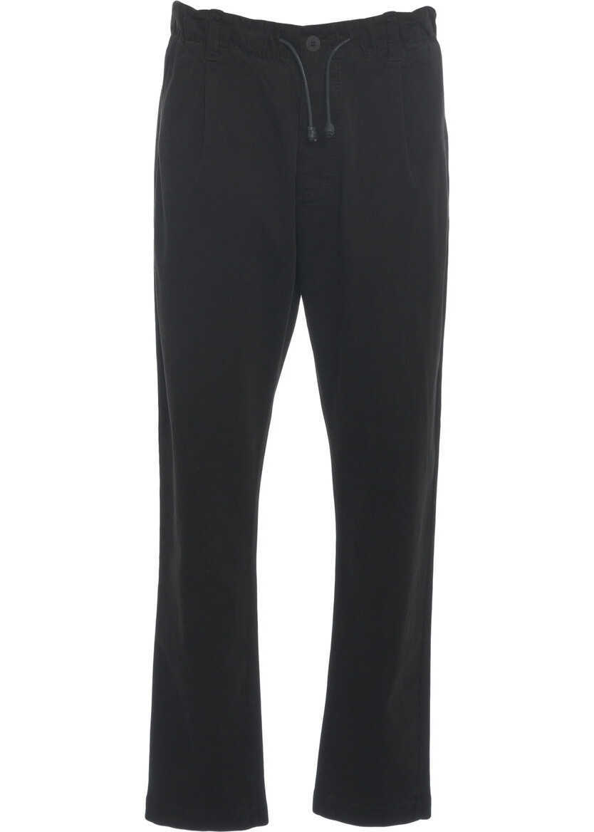 Pantaloni casual Transit Pants with drawstring Black Barbati (BM 19033642) 2