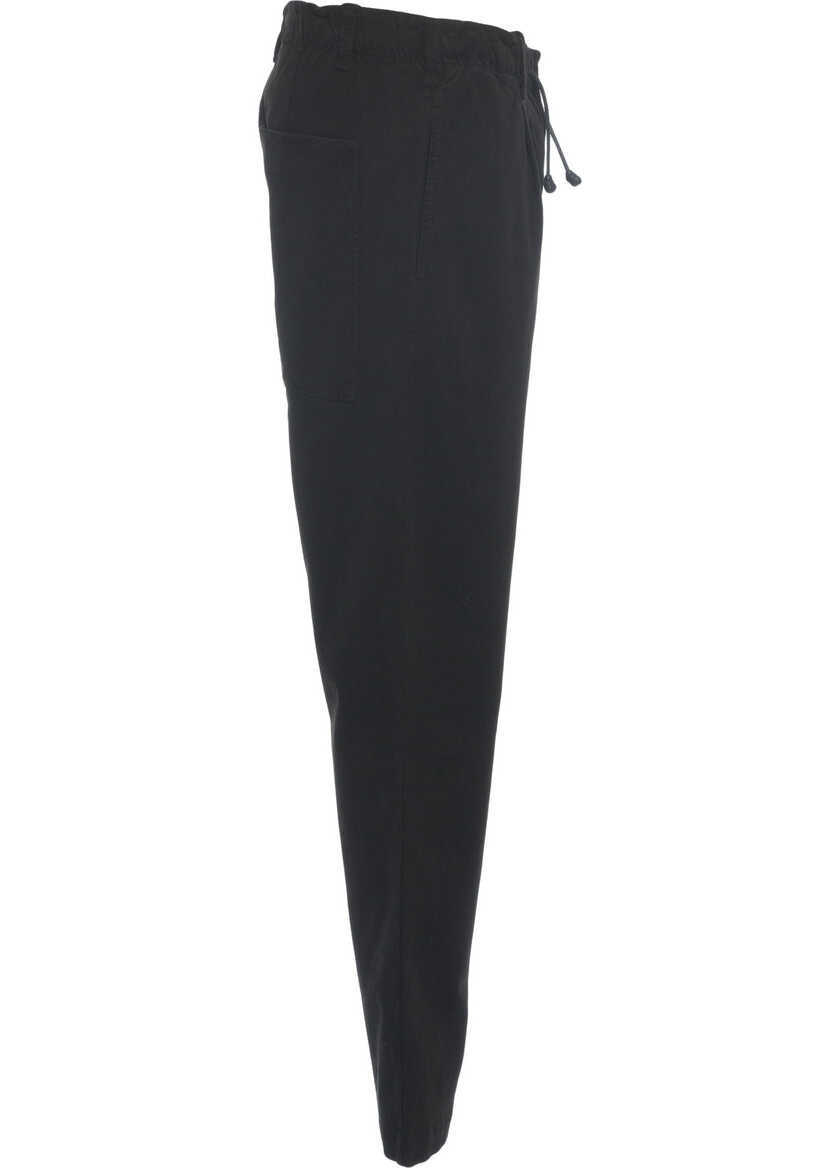 Pantaloni casual Transit Pants with drawstring Black Barbati (BM 19033642) 3