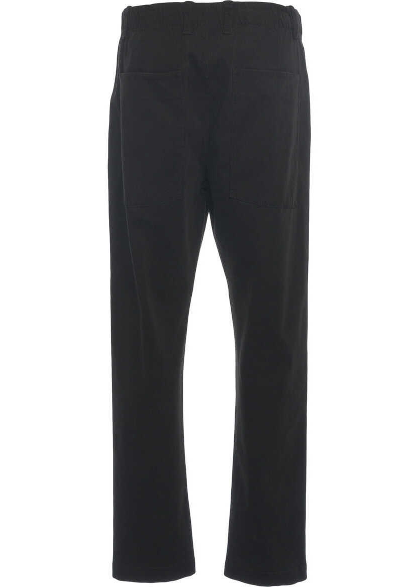 Pantaloni casual Transit Pants with drawstring Black Barbati (BM 19033642) 4