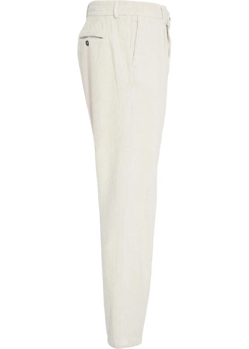 Pantaloni casual Cruna Corduroy pants White Barbati (BM 19033648) 3