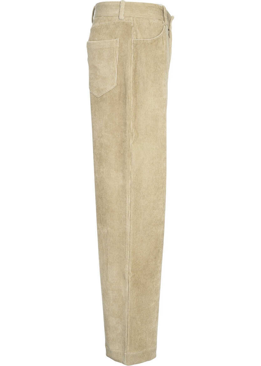 Pantaloni casual Roberto Collina Courduroy pants Beige Barbati (BM 19033654) 3