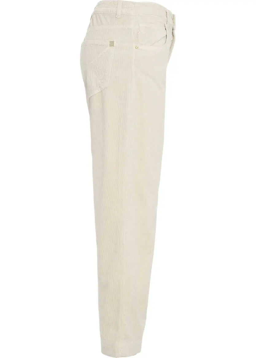 Pantaloni casual Kaos Corduroy pants Beige Femei (BM 19033663) 3