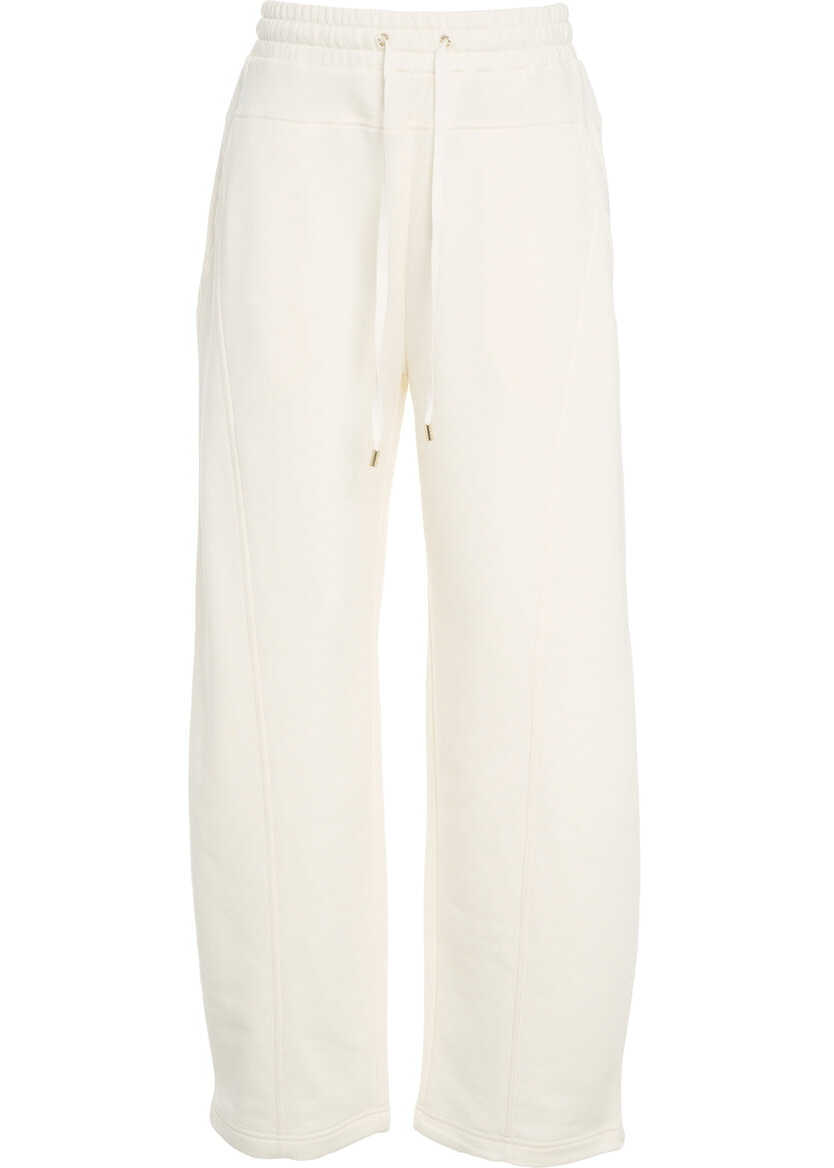 Pantaloni office LIU JO SPORT Wide leg pants White Femei (BM 19033672) 2