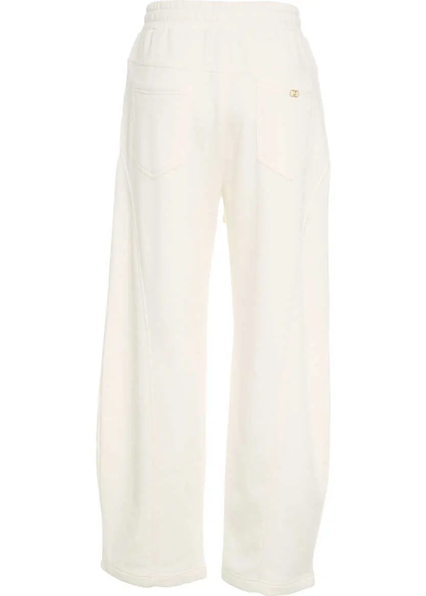 Pantaloni office LIU JO SPORT Wide leg pants White Femei (BM 19033672) 4