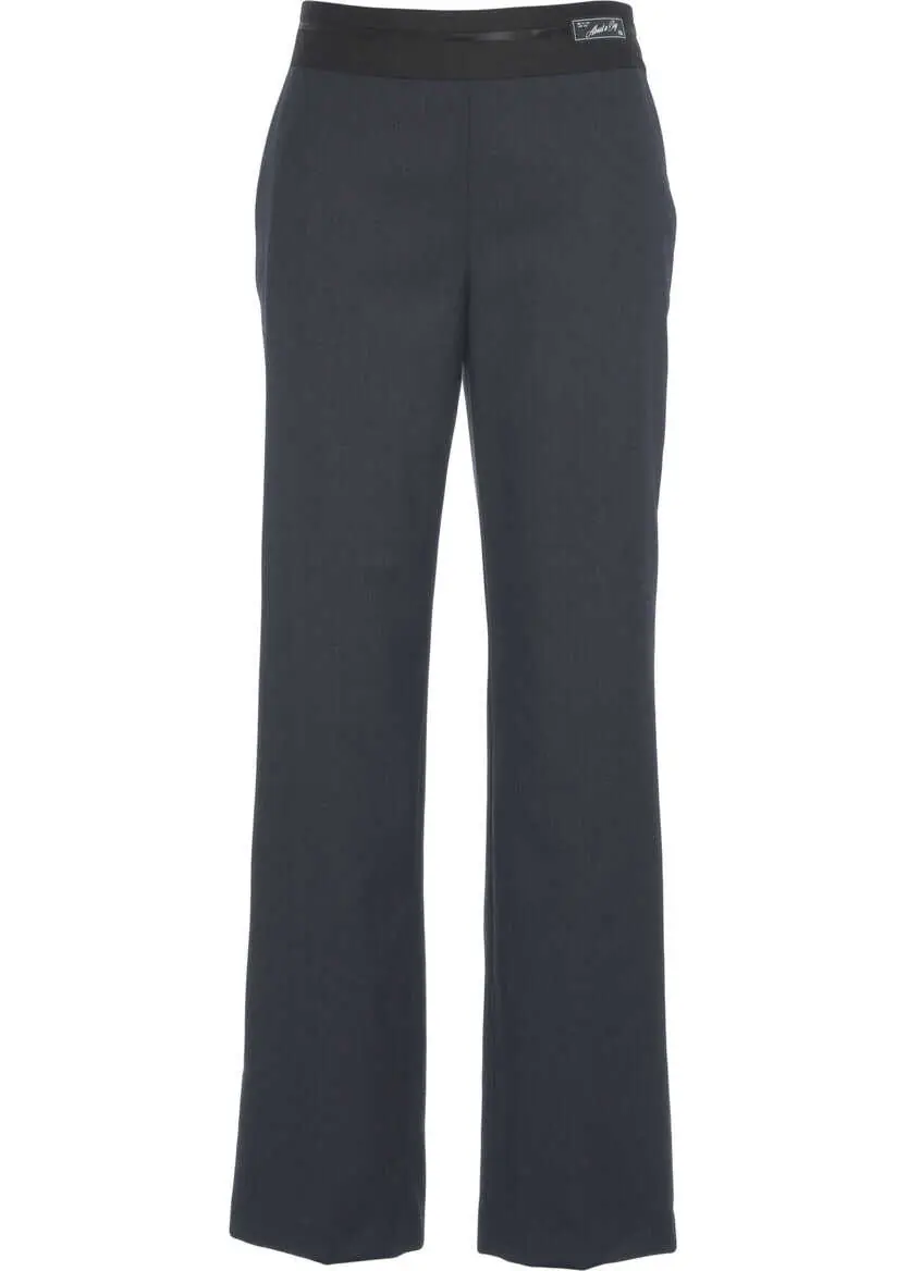 Pantaloni casual Erika Cavallini Trousers wide leg Blue Femei (BM 19033687) 2