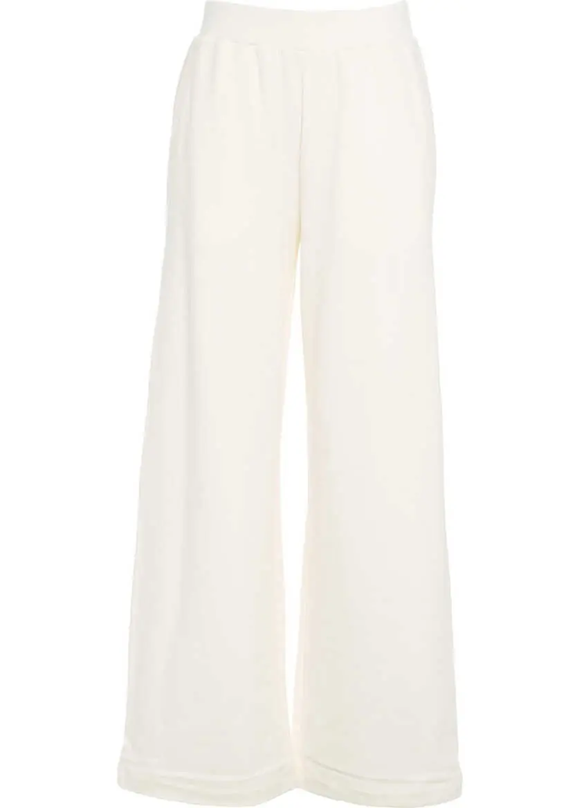 Pantaloni de trening Liu Jo Knit palazzo pants White Femei (BM 19033696) 2