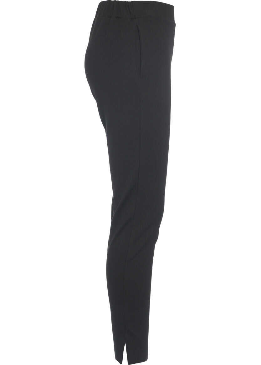 Pantaloni casual OBLO UNIQUE Casual trousers Black Femei (BM 19033708) 3