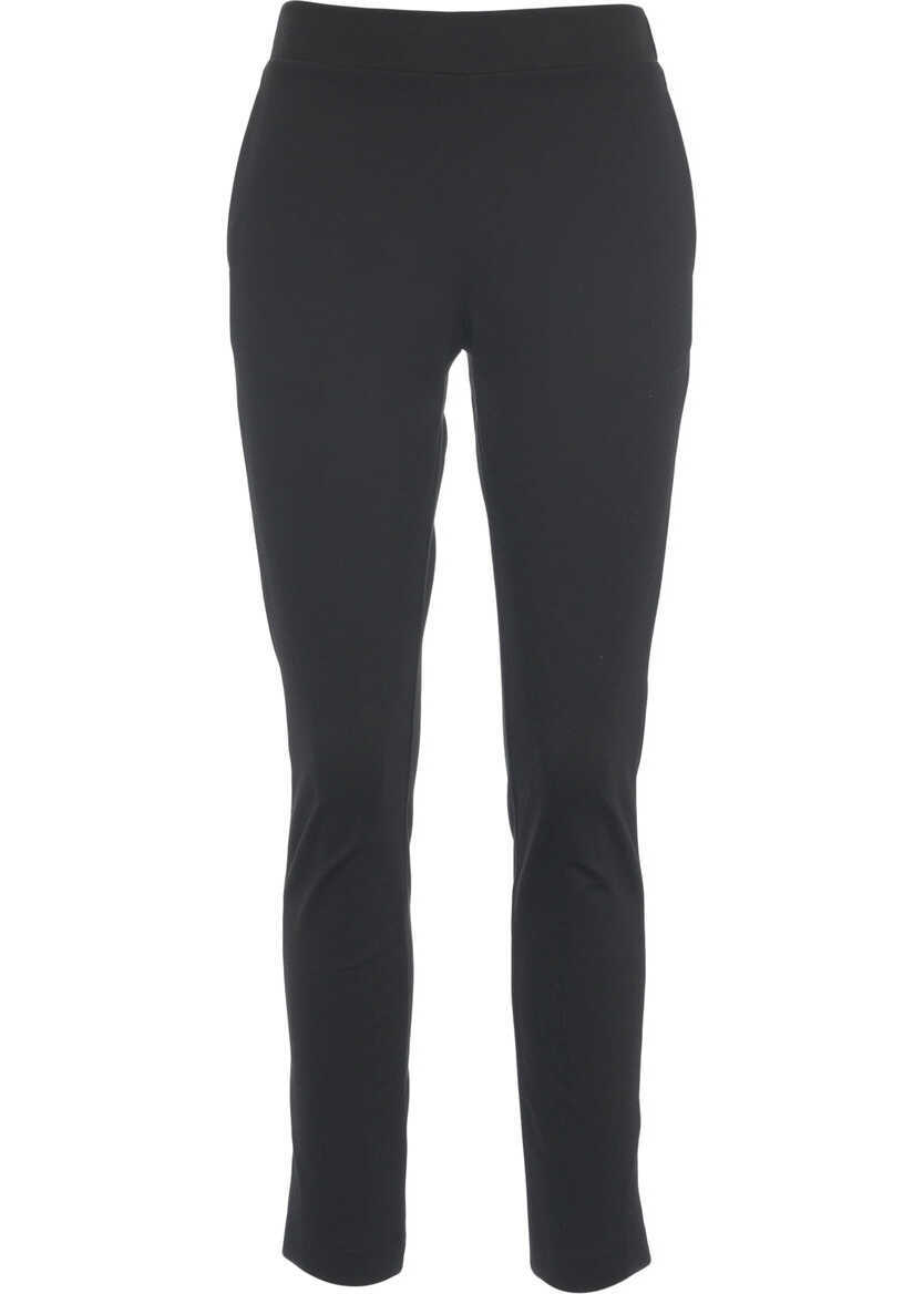 Pantaloni casual OBLO UNIQUE Casual trousers Black Femei (BM 19033708) 1