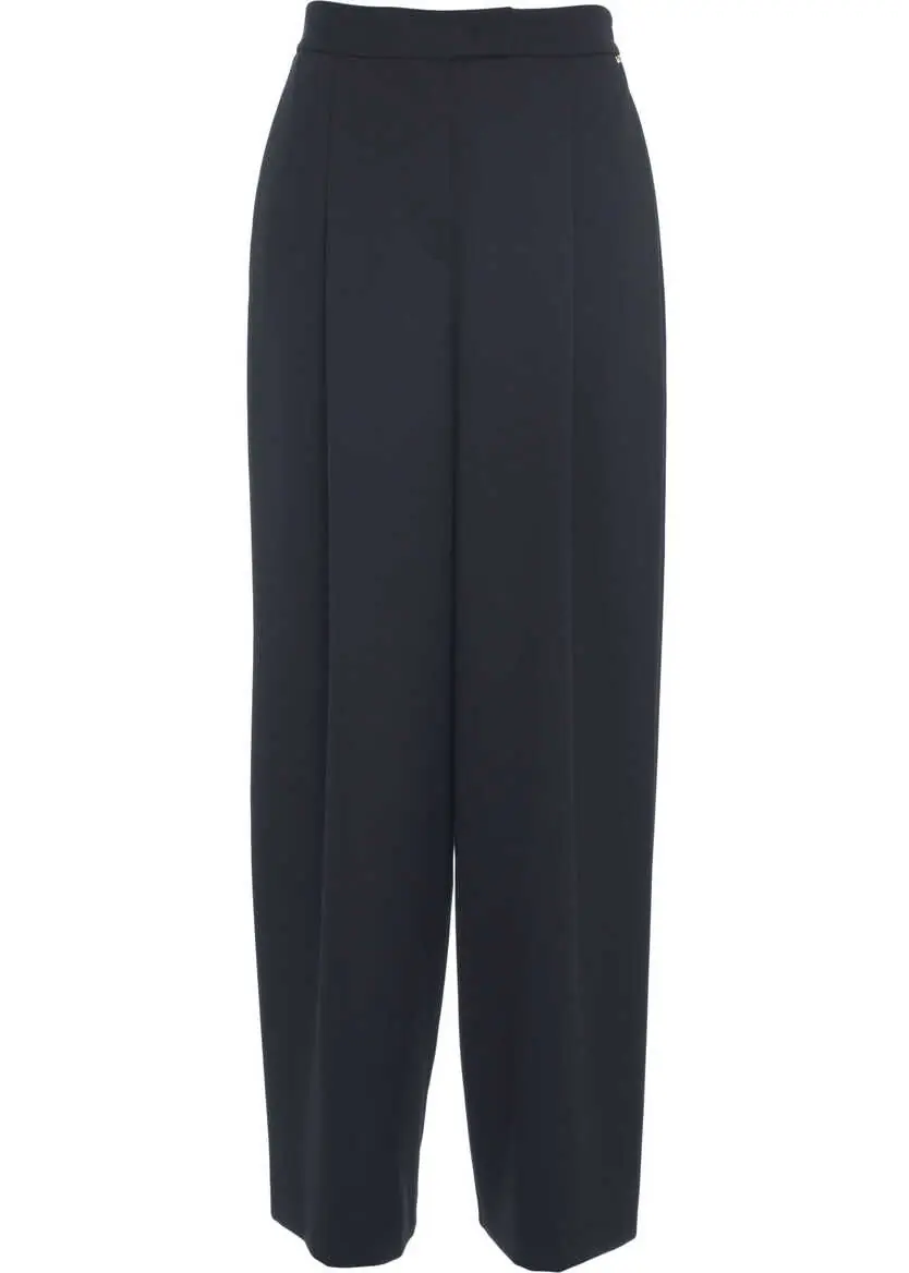 Pantaloni casual Kaos Pleated trousers Blue Femei (BM 19033714) 2